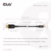 USB Type-C - DisplayPort 2.1 -kaapeli, Club 3D CAC-1559, kaksisuuntainen, VESA DP80 -sertifioitu, 1 m