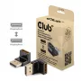 Adapteri club 3D DisplayPort uros - DisplayPort 1.4 naaras 90° kulma, tukee 4K@120Hz
