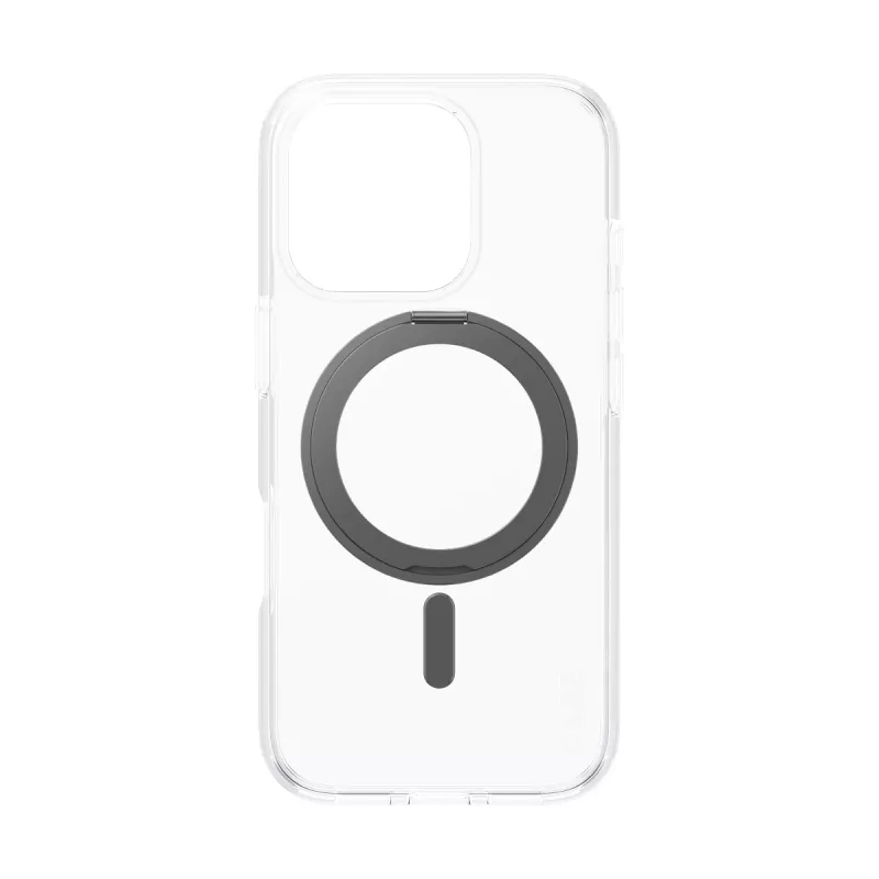PanzerGlass CARE™ by ® Case läpinäkyvä mustalla Kickstand-telineellä & MagSafe iPhone 16 Pro