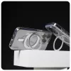 PanzerGlass CARE™ by ® Case läpinäkyvä hopeisella Kickstand-telineellä & MagSafe iPhone 16 Pro Max