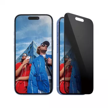 PanzerGlass® Privacy Screen Protector iPhone 16 | 15 | Ultra-Wide Fit EasyAlignerilla