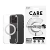 PanzerGlass CARE™ by ® Case läpinäkyvä hopeisella Kickstand-telineellä & MagSafe iPhone 16 Pro
