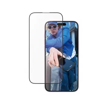 PanzerGlass® näytönsuoja alumiinikehyksellä iPhone 16 Plus | 15 Plus | Ultra-Wide Fit
