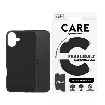 PanzerGlass CARE™ by ® kuori musta iPhone 16 Plus
