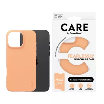 Suojakuori PanzerGlass CARE by muodikas kuori Peachy iPhone 16 Pro Max läpinäkyvä
