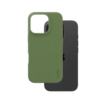 Suojakuori PanzerGlass CARE by ® muodikas kuori vihreä iPhone 16 Pro