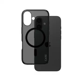 PanzerGlass CARE™ by ® Urban Combat kuori Smokey musta MagSafe iPhone 16