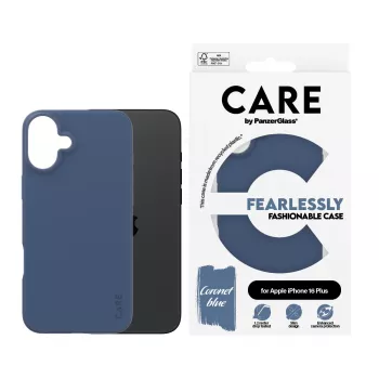 PanzerGlass CARE by muodikas kuori Blue iPhone 16 Plus