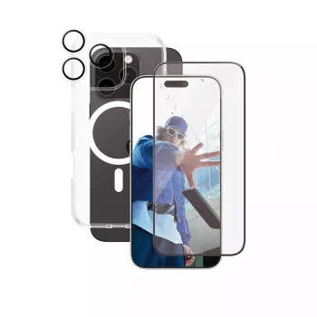 PanzerGlass ® | CARE by ® Flagship 3-in-1 paketti iPhone 16 Pro Max