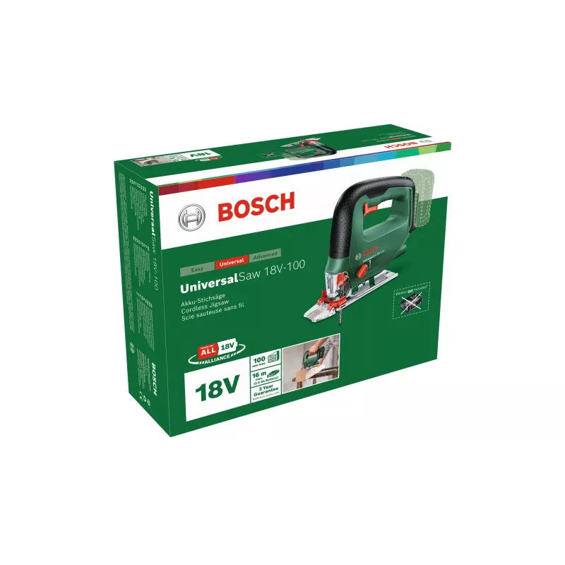 Bosch Universal Saw 18V-100 pistosaha 2600 iskua/min 2 kg