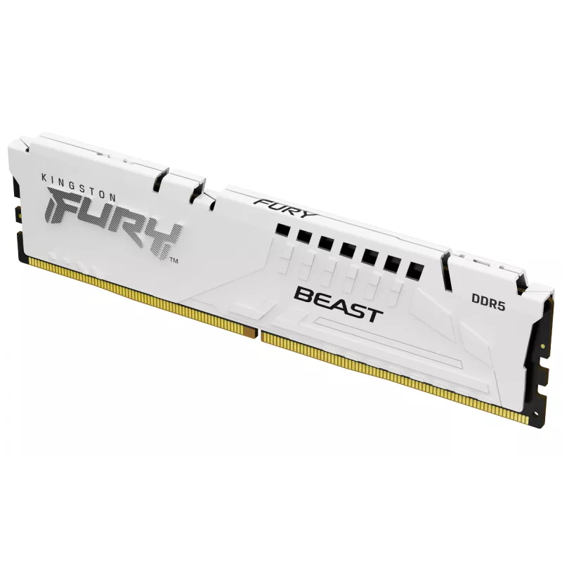 Kingston Technology FURY Beast 32GB 6000MT/s DDR5 CL36 DIMM (2 kpl:n pakkaus) White EXPO