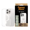 PanzerGlass HardCase läpinäkyvä suojakotelo valkoisella MagSafe-tuella iPhone 16 Pro