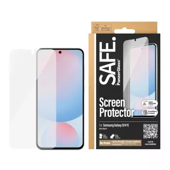 PanzerGlass SAFE. by ® näytönsuojakalvo Samsung Galaxy S24 FE | Ultra-Wide Fit EasyAligner-telineellä