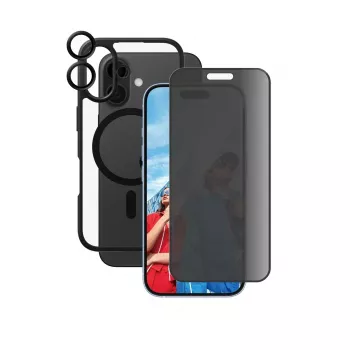 PanzerGlass ® | CARE by ® Flagship 3-in-1 Privacy -paketti iPhone 16