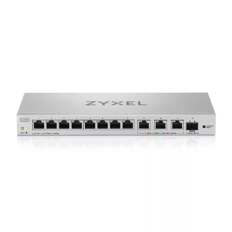 Zyxel XGS1250-12 hallittava L2 10G Ethernet (100/1000/10000) harmaa