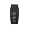 Cooler Master Elite 301 ARGB Mini Tower -kotelo, musta, ikkunalla, 3x 120 mm ARGB-tuuletinta