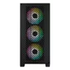 Cooler Master Elite 301 ARGB Mini Tower -kotelo, musta, ikkunalla, 3x 120 mm ARGB-tuuletinta