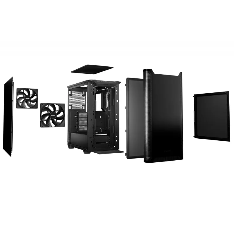PC-kotelo be quiet! PURE BASE 501 Black Midi Tower