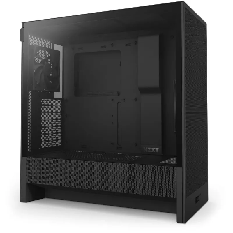 NZXT H5 Flow (2024) Mid Tower ATX -kotelo, musta