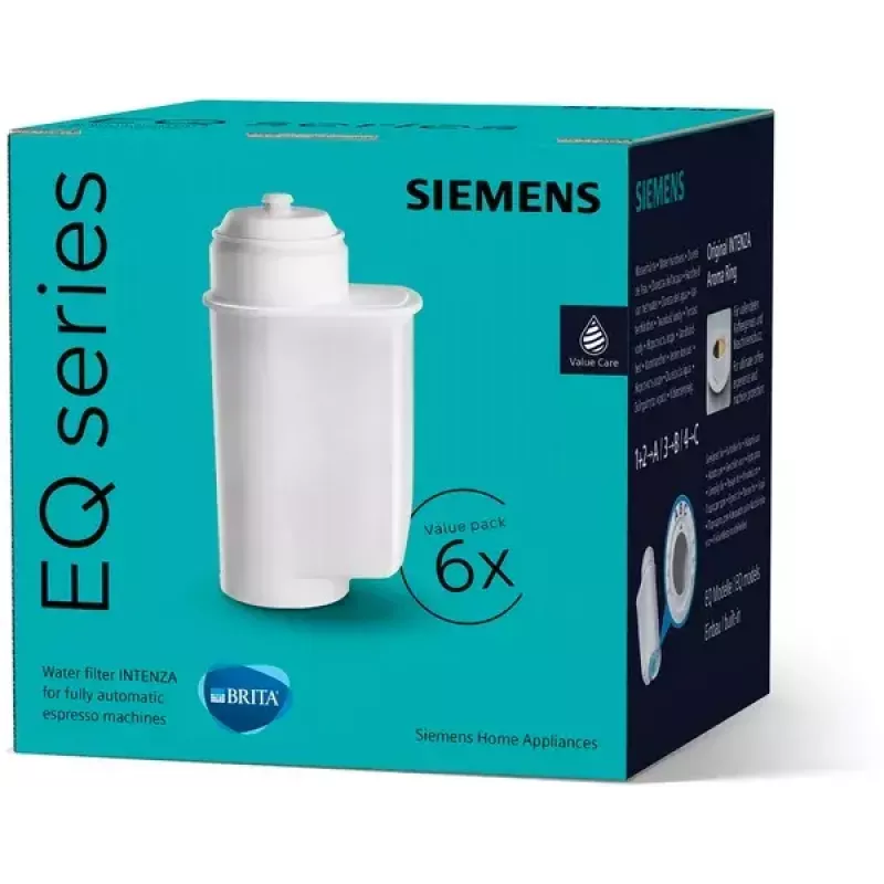 Vesisuodatin Siemens TZ70063A yhteensopivuus EQ-sarja 6 kpl