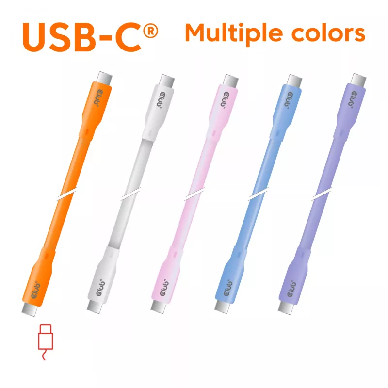 CLUB3D kaapeli / sovitin USB-kaapeli USB4 Gen 2x2 2 m USB-C oranssi