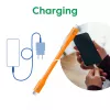 CLUB3D kaapeli / sovitin USB-kaapeli USB4 Gen 2x2 2 m USB-C oranssi