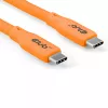 CLUB3D kaapeli / sovitin USB-kaapeli USB4 Gen 2x2 2 m USB-C oranssi