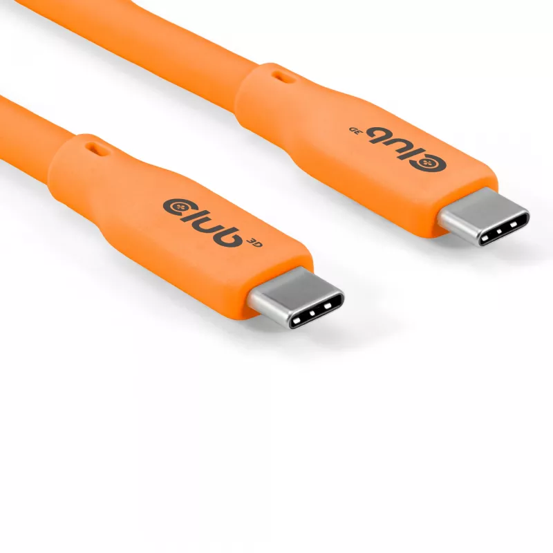 CLUB3D kaapeli / sovitin USB-kaapeli USB4 Gen 2x2 2 m USB-C oranssi