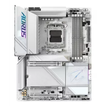Emolevy GIGABYTE X870E AORUS PRO ICE — AMD X870E, kanta AM5, ATX, DDR5, 4×DIMM, Wi‑Fi 7, 2.5Gb LAN