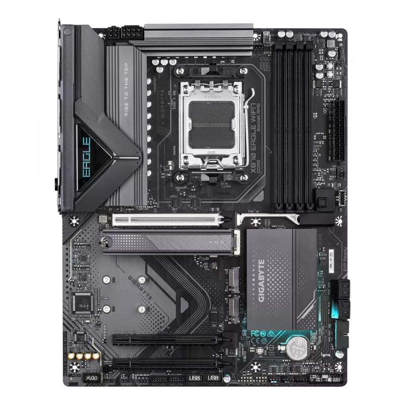 Emolevy GIGABYTE X870 EAGLE WIFI7 ATX, AMD X870 -piirisarja, kanta AM5, DDR5, 4x DIMM, Wi‑Fi 7, 2,5Gb LAN