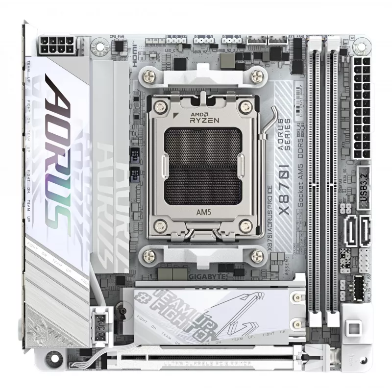Emolevy GIGABYTE X870I AORUS PRO ICE, AMD AM5, Mini-ITX