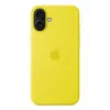 Silikonikotelo Apple iPhone 16 Plus MagSafe keltainen
