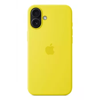 Silikonikotelo Apple iPhone 16 Plus MagSafe keltainen