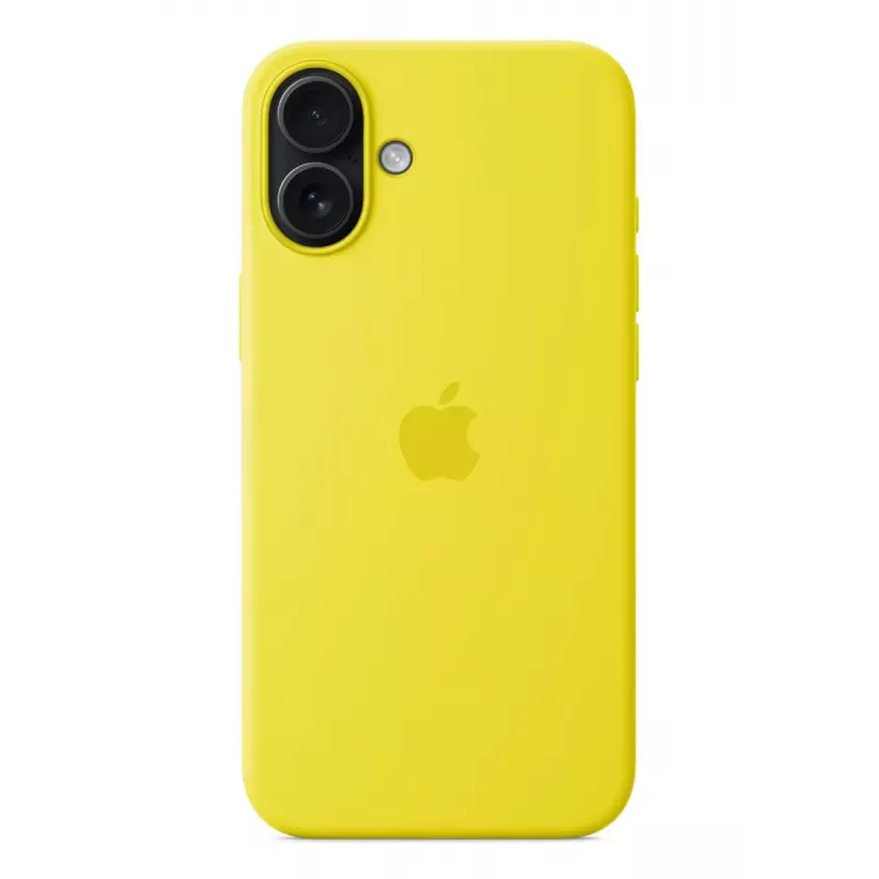Silikonikotelo Apple iPhone 16 Plus MagSafe keltainen