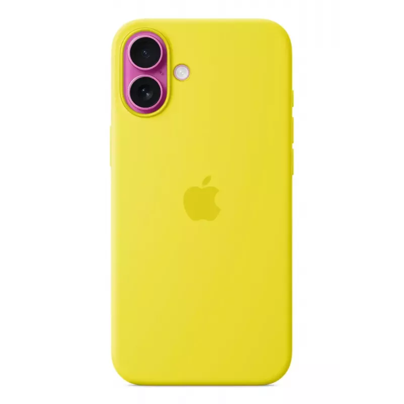 Silikonikotelo Apple iPhone 16 Plus MagSafe keltainen