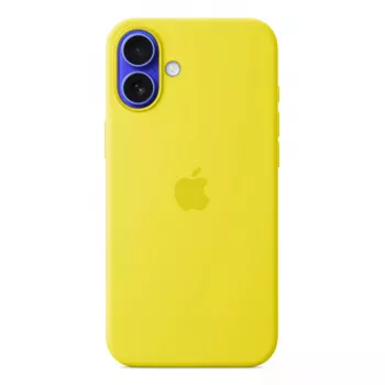 Silikonikotelo Apple iPhone 16 Plus MagSafe keltainen
