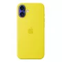 Silikonikotelo Apple iPhone 16 Plus MagSafe keltainen