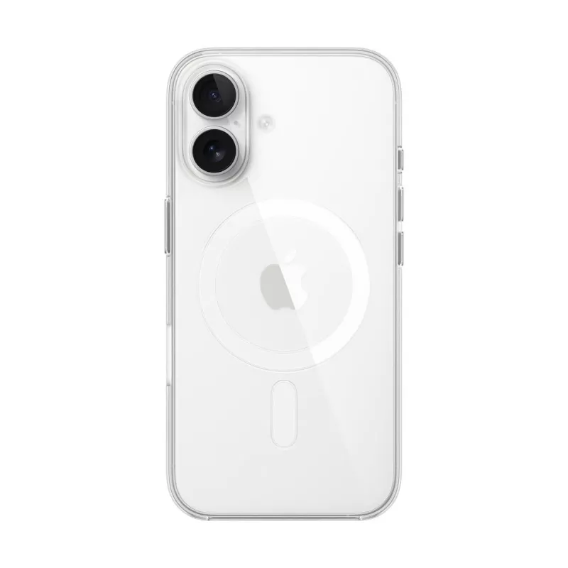 Apple Clear Case MagSafe-toiminnolla iPhone 16 läpinäkyvä