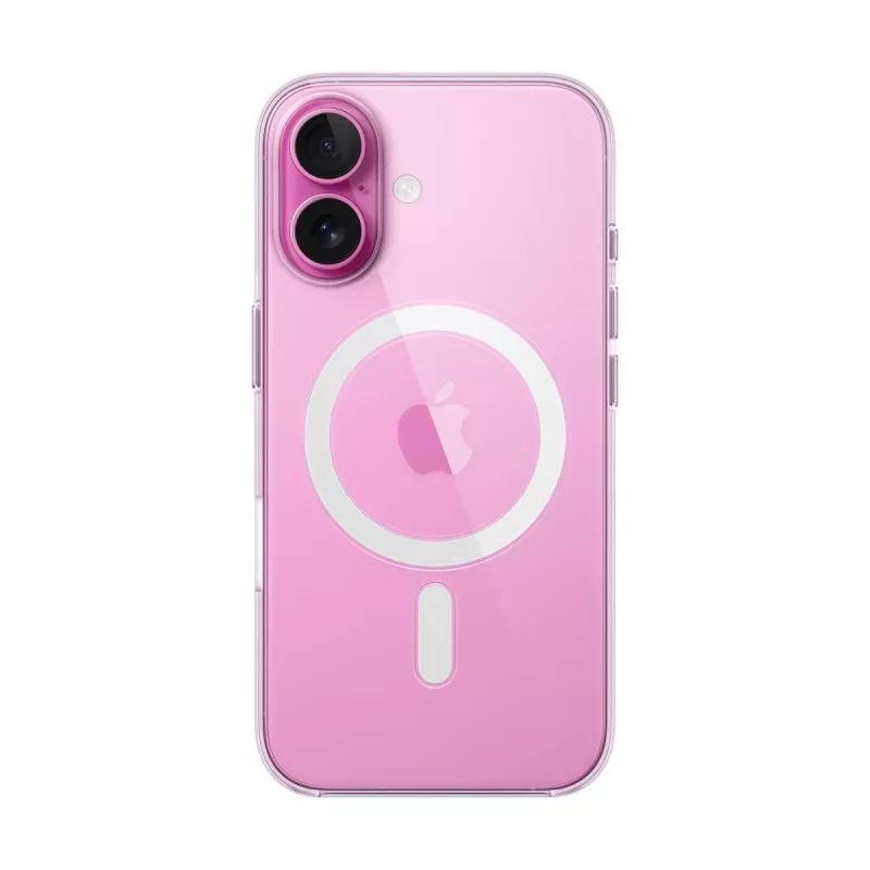 Apple Clear Case MagSafe-toiminnolla iPhone 16 läpinäkyvä