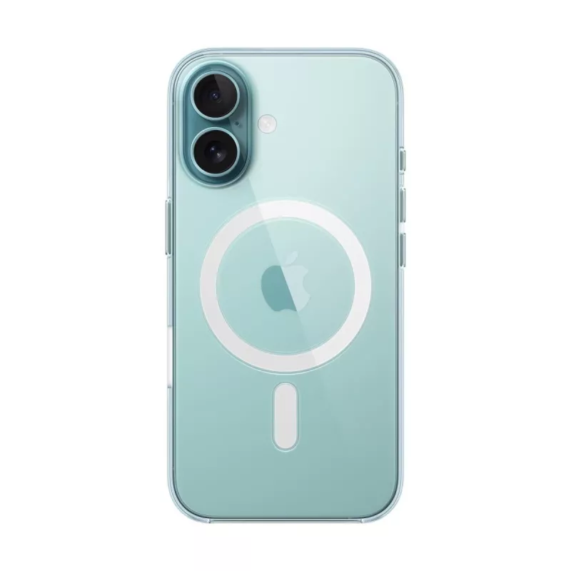 Apple Clear Case MagSafe-toiminnolla iPhone 16 läpinäkyvä