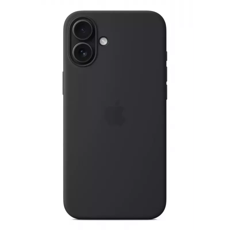 APPLE iPhone 16 Plus - silikonikotelo MagSafe-toiminnolla - musta