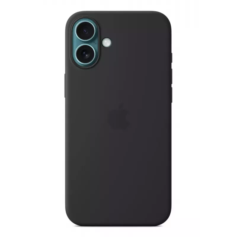 APPLE iPhone 16 Plus - silikonikotelo MagSafe-toiminnolla - musta