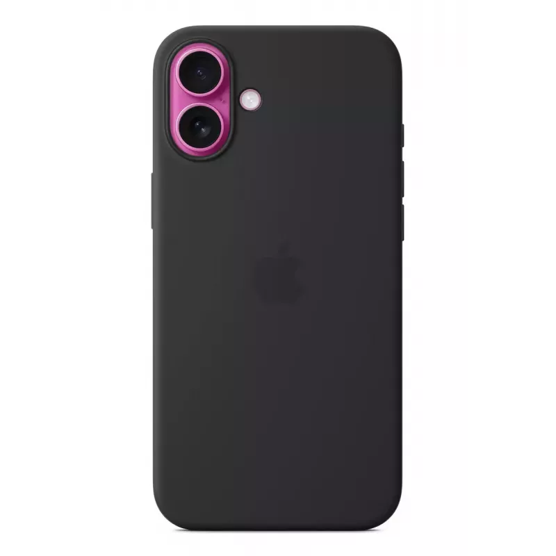 APPLE iPhone 16 Plus - silikonikotelo MagSafe-toiminnolla - musta