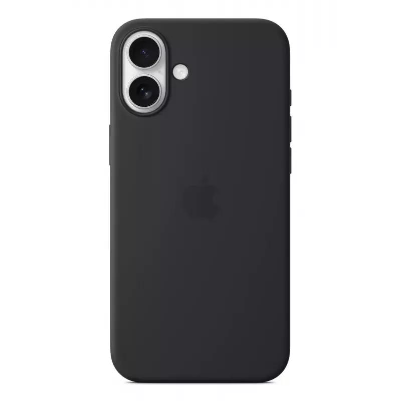 APPLE iPhone 16 Plus - silikonikotelo MagSafe-toiminnolla - musta
