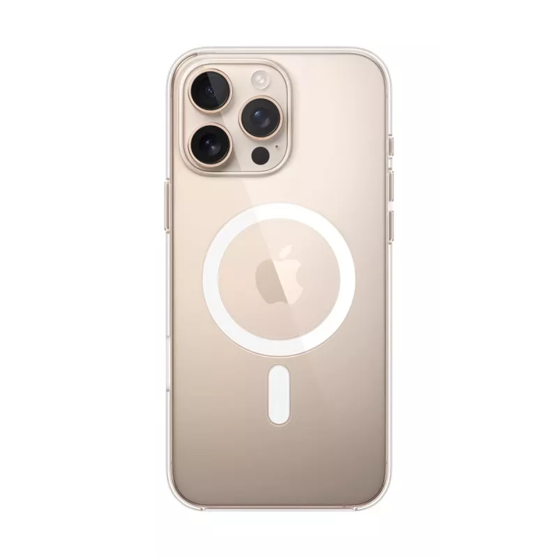 Apple Clear Case MagSafe-toiminnolla iPhone 16 Pro Max läpinäkyvä