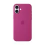 Apple silikonikotelo MagSafe-toiminnolla iPhone 16 Plus fuksia