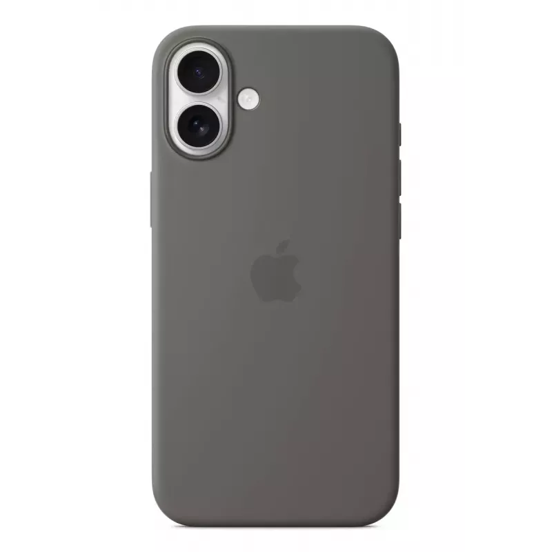 Apple silikonikotelo MagSafe-toiminnolla iPhone 16 Plus Stone harmaa