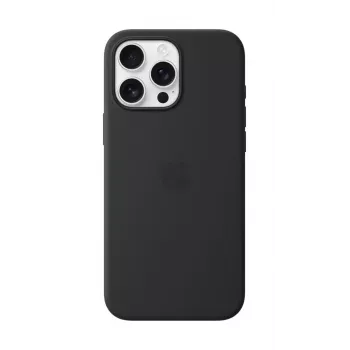Apple silikonikotelo MagSafe-toiminnolla iPhone 16 Pro Max musta