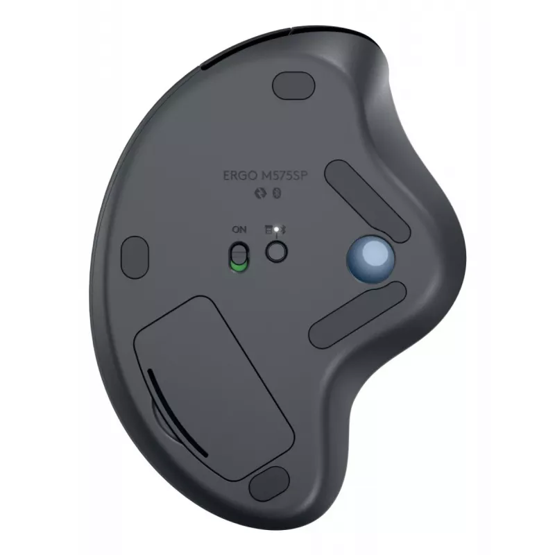 LOGITECH Ergo M575s langaton trackball - grafiitti + sininen pallo