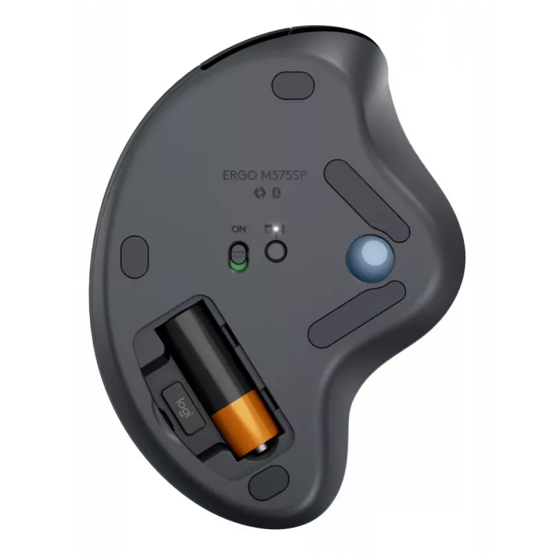LOGITECH Ergo M575s langaton trackball - grafiitti + sininen pallo